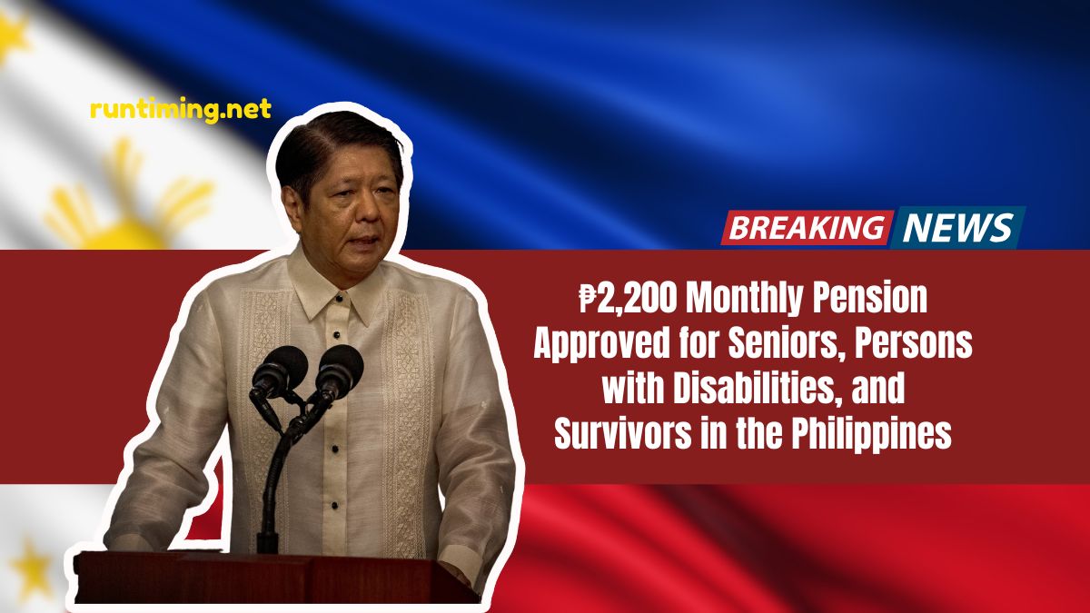 ₱2,200 Monthly Pension Approved for Seniors, Persons with Disabilities, and Survivors in the Philippines – See If You Qualify!