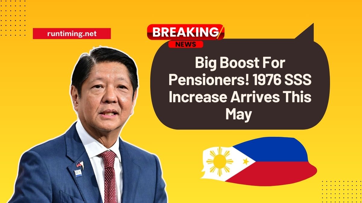 Big Boost For Pensioners! 1976 SSS Increase Arrives This May – Check Payment Dates, Amount & Eligibility Now!