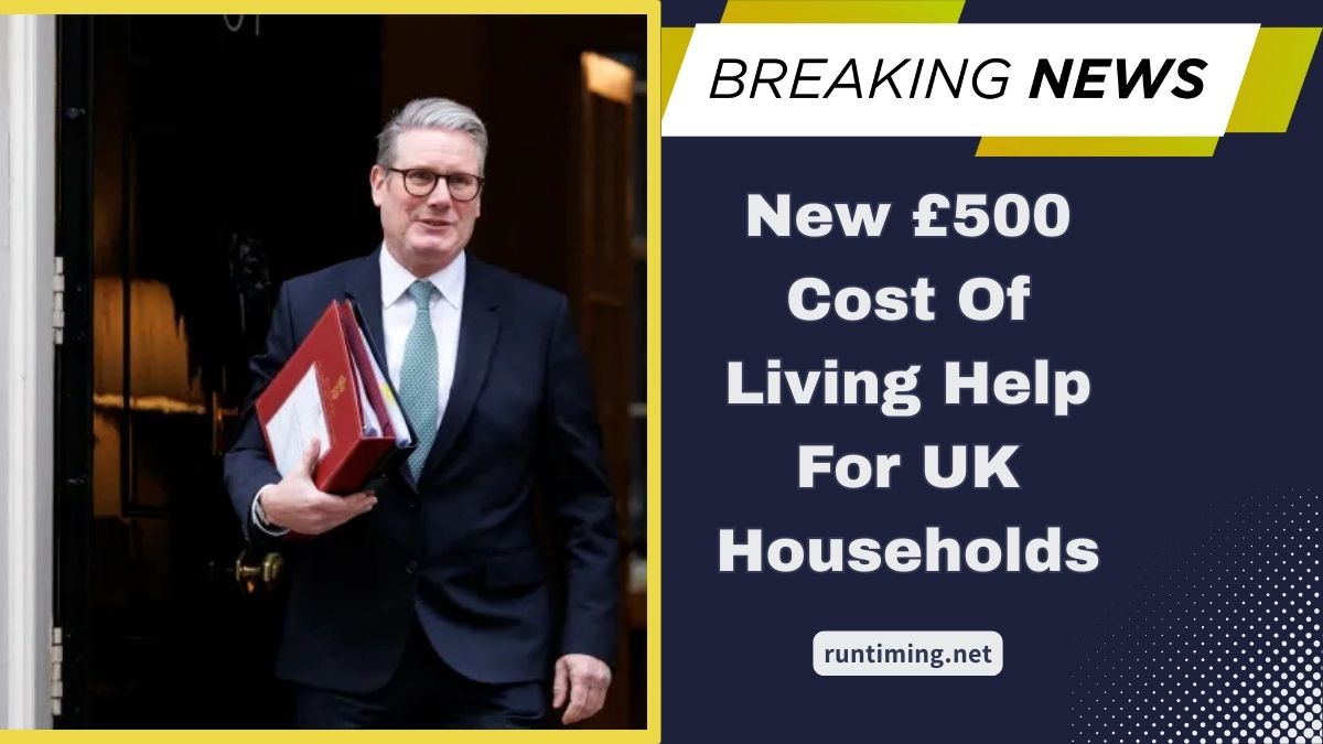 New £500 Cost Of Living Help For UK Households – Check If You Qualify Today