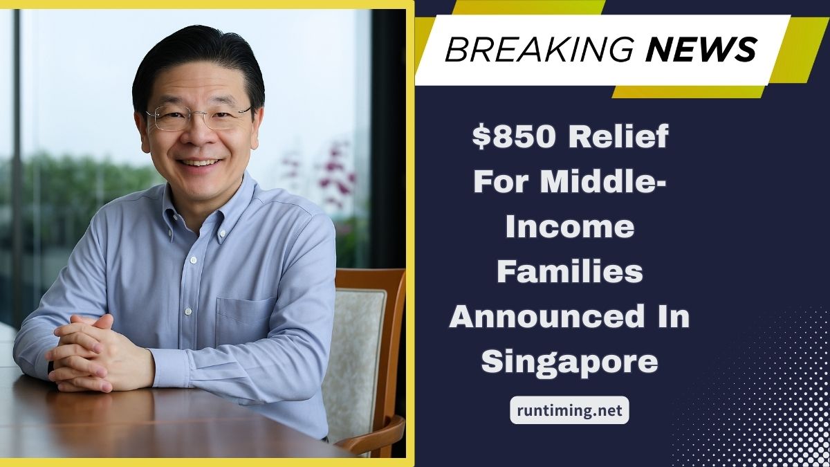 $850 Relief For Middle-Income Families Announced In Singapore Budget 2025