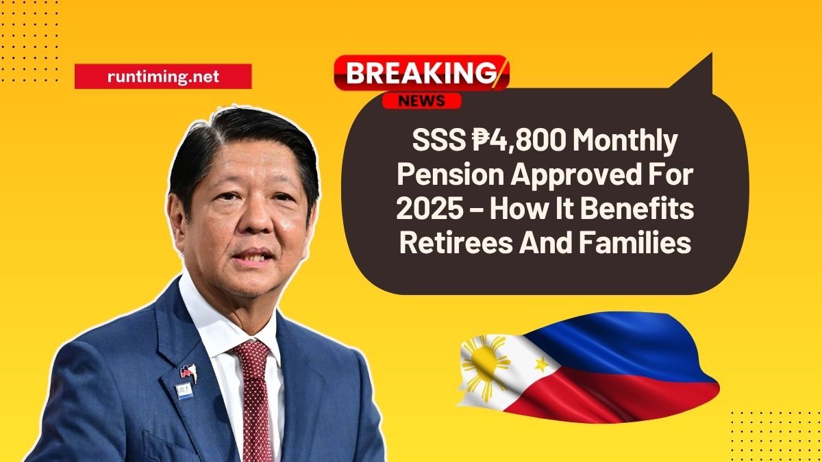 SSS ₱4,800 Monthly Pension Approved For 2025 – How It Benefits Retirees And Families
